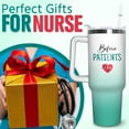 thumbnail image 2 of 40oz Nurse Gifts for Women Men, Nurse Practitioner Gifts Nurse Appreciation Gifts Nurse Nutrition Facts Tumbler Cup with Lid Vacuum Insulated Stainless Steel Travel Coffee Mug, 2 of 6