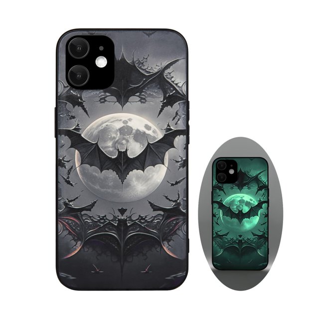 Funda de piel de murciélago gótico con espíritu X Spirit para iPhone 11