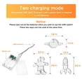 thumbnail image 2 of Cadena de luces LED AceList 20 Astronaut Spaceship Rocket, 2 of 8