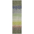 thumbnail image 2 of Addison Rugs Chantille Indoor/Outdoor Transitional Stripes Olive Machine Washable Runner Rug, 2'3" x 7'6", 2 of 8