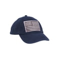 thumbnail image 1 of Youth Sized USA Adjustable Unstructured Hat - Navy, 1 of 2