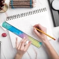 thumbnail image 4 of 2 PCS 12 Inch Flexible Ruler, Bendable Plastic Ruler, Soft Bendable Gradient Colour Rulers with Centimeters and Inches for Classroom Office Supplies, 4 of 9