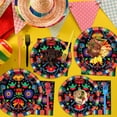 thumbnail image 3 of Platos y servilletas Qyeahkj para fiestas mexicanas, 100 unidades, 3 of 7