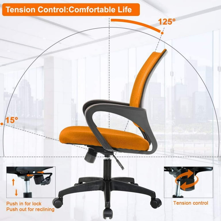 Ergonomic Office Chair Desk Chair Mesh Computer Chair with Lumbar