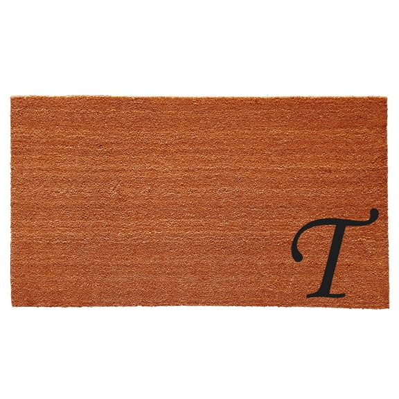 Urban Chic Monogram Doormat (Letter T)