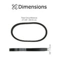 AlveyTech Torque Converter Belt 203589 for the Coleman KT196 GoKart