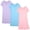 3Pcs-12, variant on 3 pack Nightgowns for Women Soft Cotton Short Sleeve Night Shirts Womens Print Sleep Shirts Loose Comfy Pajamas Sleepwear