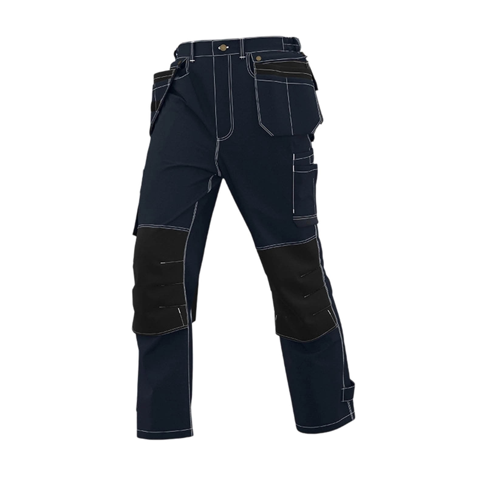 Mens Pants Under $10 Cargo Construction Pants for Men - Wear Safety Pants with Knee Pads and Tool Pockets for Work and Outdoor Use