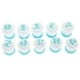 thumbnail image 1 of 10 moldes para galletas de fondant, sellos para galletas, moldes para estampar números del 0 al 9, 1 of 8