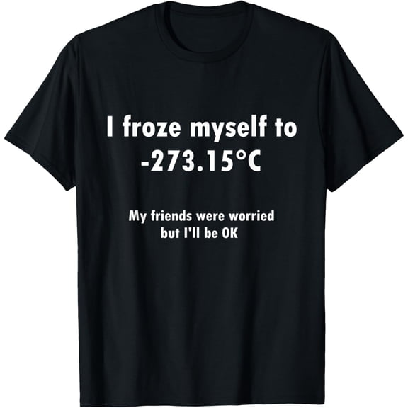 0 Kelvin Physicist Physics Science Nerd Gift Teacher -273.15 T-Shirt