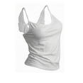thumbnail image 3 of Women's Angel Wings Embroidery Tie Tank Tops Y2K Spaghetti Strap Camisole, 3 of 8