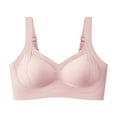 thumbnail image 2 of RongHuan Wireless Push Up Bras for Women Full Coverage Thin Paded Bra No Underwire Bralettes Comfortabe Everyday Bras, 2 of 3