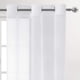 thumbnail image 3 of Cortinas transparentes DWCN de lino sintético con ojales de gasa 36 x 84 pulgadas, 2 paneles, 3 of 6