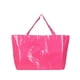 thumbnail image 2 of Bolsa de plástico tejido grande con asas reforzadas, impermeable, reutilizable, extragrande para compras de supermercado, viajes, lavandería y almacenamiento, 45 x 30 x 15 cm, 2 of 6