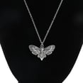 thumbnail image 2 of Collar colgante TUNC Calavera mariposa y luna Sencillez, 2 of 5