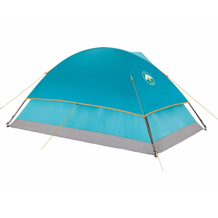 Coleman Wonder Lake Glow in the Dark Dome 4 x 7 Youth Tent 1 Room Teal