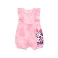 thumbnail image 2 of Minnie Mouse Baby Girls Romper Set, 2-Pack, Sizes 0-24 Months, 2 of 17