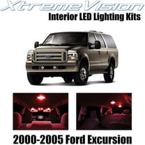 XtremeVision Interior LED for Ford Excursion 2000-2005 12 pcs Red Interior LED Kit Installation Tool