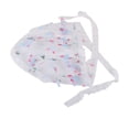 thumbnail image 4 of Unique Bargains 1 Pc French Lace Triangle Bandana Butterfly Flower Turban Crochet Hair Scarf for Women Beige Pink, 4 of 5