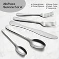thumbnail image 2 of Sangdo Silverware Set 20pcs Stainless Steel Flatware Set Tableware Cutlery Set, Service for 4, Silver, 2 of 7