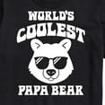 thumbnail image 3 of Instant Message - Worlds Coolest Papa Bear  - Men's Short Sleeve Graphic T-Shirt, 3 of 6