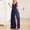Navy, variant on Women Long Glitter Tulle Prom Gowns A Line Formal Dress Elegant Party V Neck High Slit Wedding Guest Dress