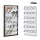 thumbnail image 1 of Organizador de Zapatos para Puerta con 24 Bolsillos Grandes: Capacidad para 12 Pares de Zapatos con 4 Ganchos, Paquete de 2, 1 of 8
