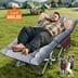 XL-Wine Red Cot with Mattress