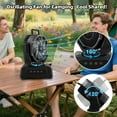 thumbnail image 6 of Roykaw 20800mAh Portable Camping Fan, Oscillating Fan, 60 Hrs+ Work Battery Fan with Timer,Power Level Display & Colorful LED Lights, 4 Speeds, Cordless Fan for Fishing, Golfing, Beach, 6 of 8