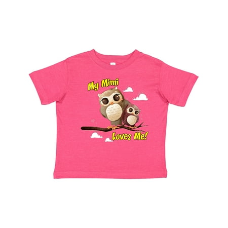 

Inktastic My Mimi Loves Me Owl Gift Toddler Boy or Toddler Girl T-Shirt