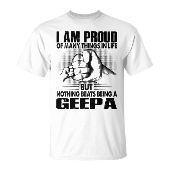 Geepa Grandpa Gift Nothing Beats Being A Geepa Unisex Jersey Crewneck Tshirt