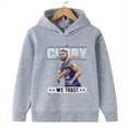 thumbnail image 4 of Sudadera con capucha para niños con estampado de Messi de otoño, sudadera de terciopelo, ropa deportiva informal, parte superior negra adecuada para niños y niñas, 4 of 5