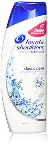 Head & Shoulders Classic Clean Dandruff Shampoo 13.5 Oz (Pack of 2)