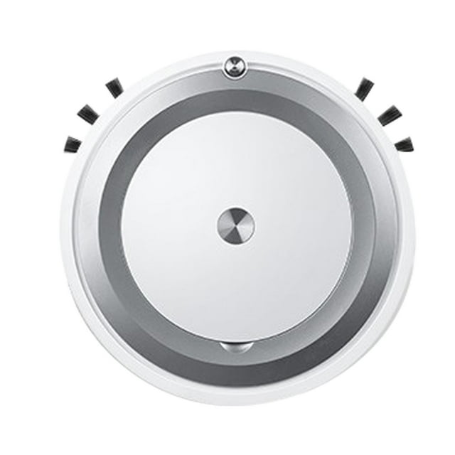 Xihbxyly Robot Aspirador con Control Remoto Por Aplicación, Mopa Giratoria de Alta Velocidad, Batería de Larga Duración de 1200 Mah, Barredora Silenciosa, Apto para Todo Tipo de Suelos, Elimina Pelos