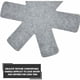 thumbnail image 3 of Protectores de ollas y separadores de ollas, 5 unidades, protectores de ollas de fieltro, protectores de ollas antideslizantes para evitar arañazos, 38 cm (gris), 3 of 5