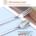 thumbnail image 4 of TERGAYEE Stainless Steel Spoon Dessert Cake Tea Set Coffee Spoon Kitch Kitchen Gadgets, 4 of 4