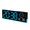 blue light, variant on Large Display Digital Wall Clock with Calendar Temperature Alarm Icons, Slim Case for Living Room and Desk Use
