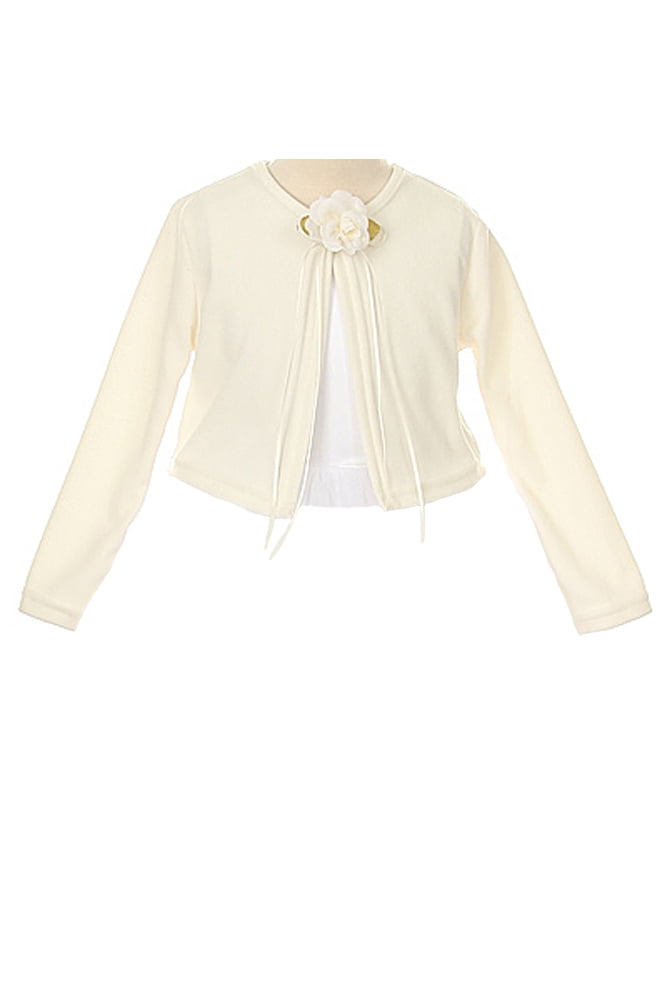 Dempsey Marie Girls Knit Cardigan Long Sleeve Sweater with Matching