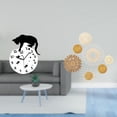 thumbnail image 2 of Reloj Colgante Silencioso Con Diseño De Gato, Ideal Para Sala De Estar, Comedor, Escuela, Con Tejido De Ratán único, Artesanías Decorativas Para Salón De Té, Pasillo, Dormitorio, Porche,, 2 of 8