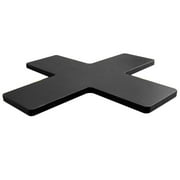 FELICITY Practical bright Color Cross type silicone heat resistant heat insulation pad black
