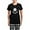 With Checker Pant, variant on CafePress - Volleyball Smile Women's Dark Pajamas - Women's Short Sleeve Print T-Shirt and Pants Dark Cotton Pajama Set