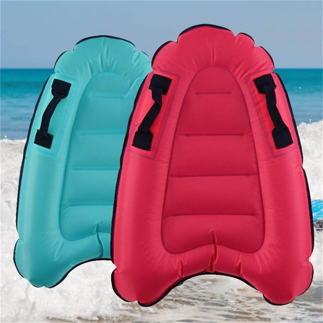 Inflatable Surfing Board with Handles Folding Beach Surfboard Lightweight Swimming Floating Mat Devices Children's Surfboard