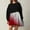 Red, variant on Free Shipping Sweatshirt Dresses For Women 2024 Tie Dye/Plaid/Striped Pleated Hem Pullover Tops Long Sleeve Crewneck Gradient Sweatshirt Dress