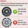 thumbnail image 6 of NEW 15" Set of 4 Snap On Full Hub Caps Wheel Covers fit R15 Tire & Steel Rim USA, 6 of 18