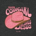 thumbnail image 2 of Blessed Girl Kids T-Shirt Cowgirl Hat, 2 of 4