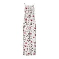 thumbnail image 4 of UPPADA Boho Jumpsuits for Women Casual Sleeveless Spaghetti Strap Rompers Floral Print Wide Leg Jumpsuits Overalls Dressy Trendy One Piece Outfits Multicolor,S, 4 of 5