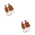 thumbnail image 1 of Jumpingount Kit de manualidades para hacer mochilas tejidas en cuero Marrón Marrón 2Conjunto, 1 of 1