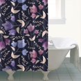 thumbnail image 4 of Pioneer Flower Floral Print Pattern Shower Curtain 72"x84" ,Bathroom Decorative Shower Curtains Set with 12 Hooks,Modern Waterproof Washable Shower Curtain, 4 of 6