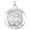Sterling Silver, variant on Saint Joseph Religious Oval Medal - 3/4 Inch X 1 Inch - Sterling Silver
