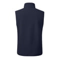 thumbnail image 4 of GrmtClth Men's Fleece Vests Outdoor Loose Fit Stand Collar Vest Zip Up Sleeveless 2025 Winter Warm Travel Jackets for Hiking Travel Golf Navy M, 4 of 5